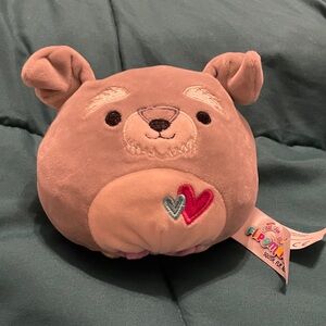 Squishmallows reversable Stuffed Animal Valentine’s Day dog